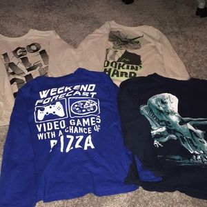 4 LONG SLEEVE SHIRT BUNDLE FOR BOYS